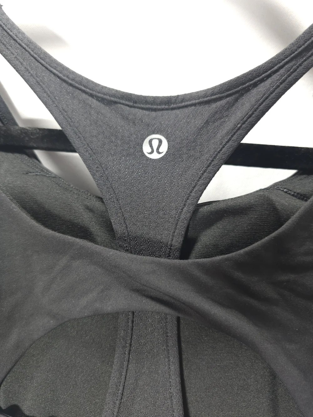 lululemon athletica Black Double-Strap Tank